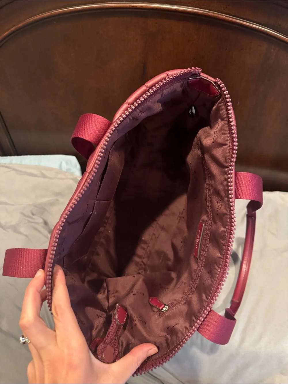 kate spade quilted tote